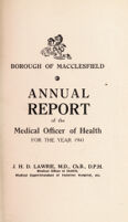 view [Report 1941] / Medical Officer of Health, Macclesfield Borough.