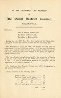 view [Report 1900] / Medical Officer of Health, Macclesfield (Union) R.D.C.