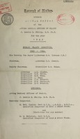 view [Report 1943] / Medical Officer of Health, Maldon Borough.