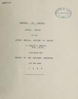 view [Report 1945] / Medical Officer of Health, Maldon Borough.