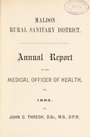 view [Report 1893] / Medical Officer of Health, Maldon R.D.C.