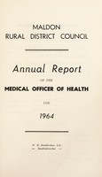 view [Report 1964] / Medical Officer of Health, Maldon R.D.C.