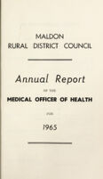 view [Report 1965] / Medical Officer of Health, Maldon R.D.C.