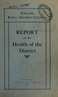 view [Report 1925] / Medical Officer of Health, Malling R.D.C.