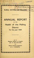 view [Report 1949] / Medical Officer of Health, Malling R.D.C.