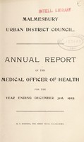 view [Report 1925] / Medical Officer of Health, Malmesbury U.D.C.