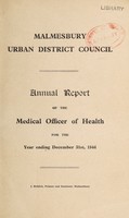 view [Report 1944] / Medical Officer of Health, Malmesbury U.D.C.