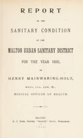 view [Report 1895] / Medical Officer of Health, Malton U.D.C.