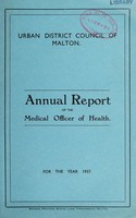 view [Report 1937] / Medical Officer of Health, Malton U.D.C.