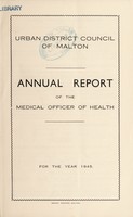 view [Report 1945] / Medical Officer of Health, Malton U.D.C.