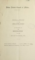 view [Report 1951] / Medical Officer of Health, Malton U.D.C.