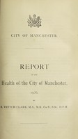 view [Report 1936] / Medical Officer of Health, Manchester City.