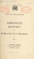 view [Report 1942] / Medical Officer of Health, Manchester City.