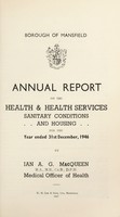 view [Report 1946] / Medical Officer of Health, Mansfield Borough.