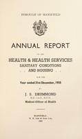 view [Report 1955] / Medical Officer of Health, Mansfield Borough.