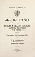 view [Report 1956] / Medical Officer of Health, Mansfield Borough.
