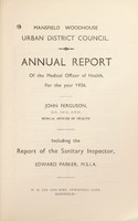 view [Report 1936] / Medical Officer of Health, Mansfield Woodhouse U.D.C.