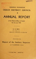 view [Report 1949] / Medical Officer of Health, Mansfield Woodhouse U.D.C.