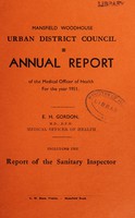 view [Report 1951] / Medical Officer of Health, Mansfield Woodhouse U.D.C.