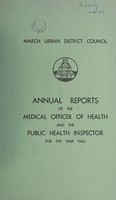 view [Report 1962] / Medical Officer of Health, March U.D.C.