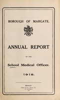 view [Report 1918] / School Medical Officer of Health, Margate Borough.