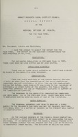 view [Report 1960] / Medical Officer of Health, Market Bosworth R.D.C.