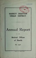 view [Report 1938] / Medical Officer of Health, Market Drayton U.D.C.