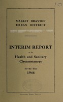 view [Report 1946] / Medical Officer of Health, Market Drayton U.D.C.