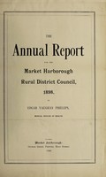 view [Report 1898] / Medical Officer of Health, Market Harborough R.D.C.