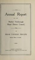 view [Report 1906] / Medical Officer of Health, Market Harborough R.D.C.