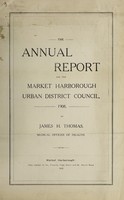 view [Report 1908] / Medical Officer of Health, Market Harborough U.D.C.