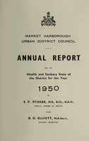 view [Report 1950] / Medical Officer of Health, Market Harborough U.D.C.