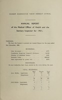 view [Report 1951] / Medical Officer of Health, Market Harborough U.D.C.