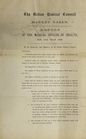 view [Report 1906] / Medical Officer of Health, Market Rasen U.D.C.