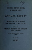 view [Report 1955] / Medical Officer of Health, Market Rasen U.D.C.