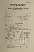 view [Report 1944] / Medical Officer of Health, Marlborough & Ramsbury R.D.C.