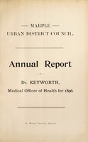 view [Report 1896] / Medical Officer of Health, Marple U.D.C.