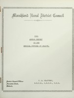 view [Report 1961] / Medical Officer of Health, Marshland R.D.C.