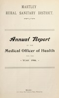 view [Report 1906] / Medical Officer of Health, Martley R.D.C.