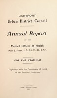 view [Report 1942] / Medical Officer of Health, Maryport U.D.C.