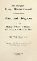 view [Report 1943] / Medical Officer of Health, Maryport U.D.C.