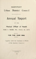 view [Report 1945] / Medical Officer of Health, Maryport U.D.C.