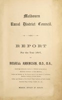 view [Report 1897] / Medical Officer of Health, Melbourn R.D.C.