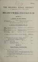 view [Report 1944] / Medical Officer of Health, Melford R.D.C.