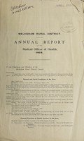 view [Report 1925] / Medical Officer of Health, Melksham R.D.C.