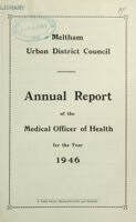 view [Report 1946] / Medical Officer of Health, Meltham U.D.C.