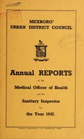 view [Report 1947] / Medical Officer of Health, Mexborough U.D.C.