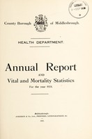 view [Report 1924] / Medical Officer of Health, Middlesbrough County Borough.