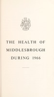 view [Report 1966] / Medical Officer of Health, Middlesbrough County Borough.