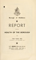 view [Report 1935] / Medical Officer of Health, Middleton Borough.